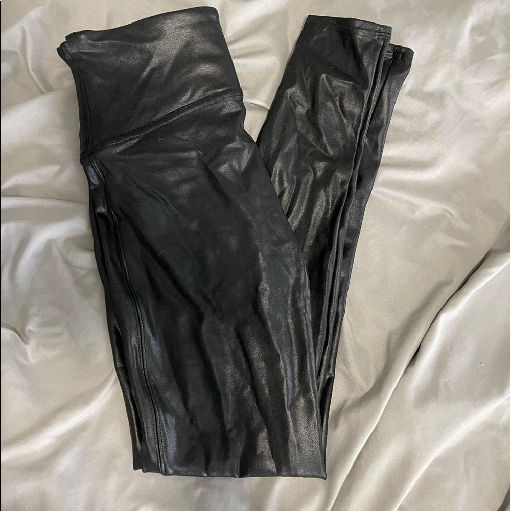 Spanx faux leather leggings